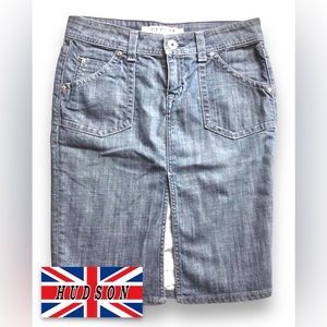 HUDSON JEANS DENIM SKIRT | SIZE 27 | WOMAN’S 8 | SOLD OUT $185